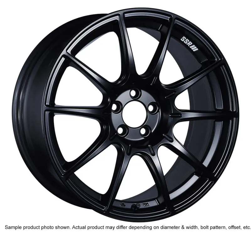 Ssr Gtx01 18X9.5 5X114.3 40Mm Offset Flat Black Wheel 1