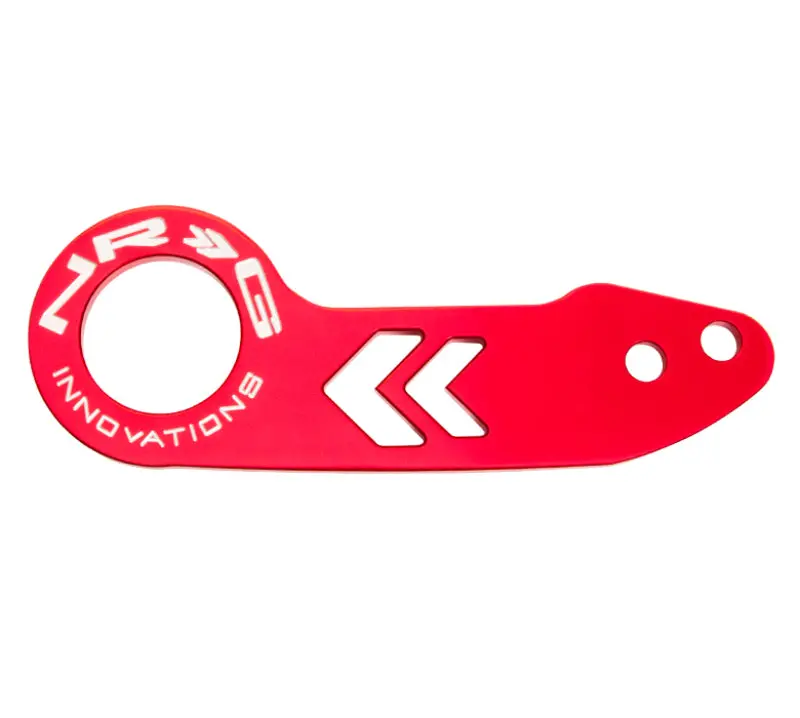 Nrg Universal Rear Tow Hook - Anodized Red 1