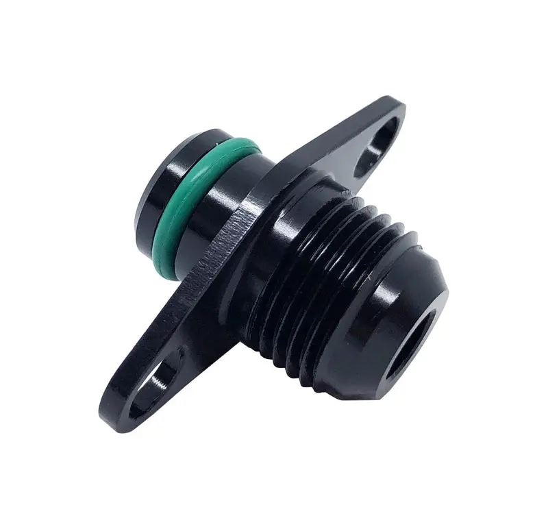 Torque Solution Fuel Rail Adapter Fitting Mitsubishi/Dsm -8An Flare 1