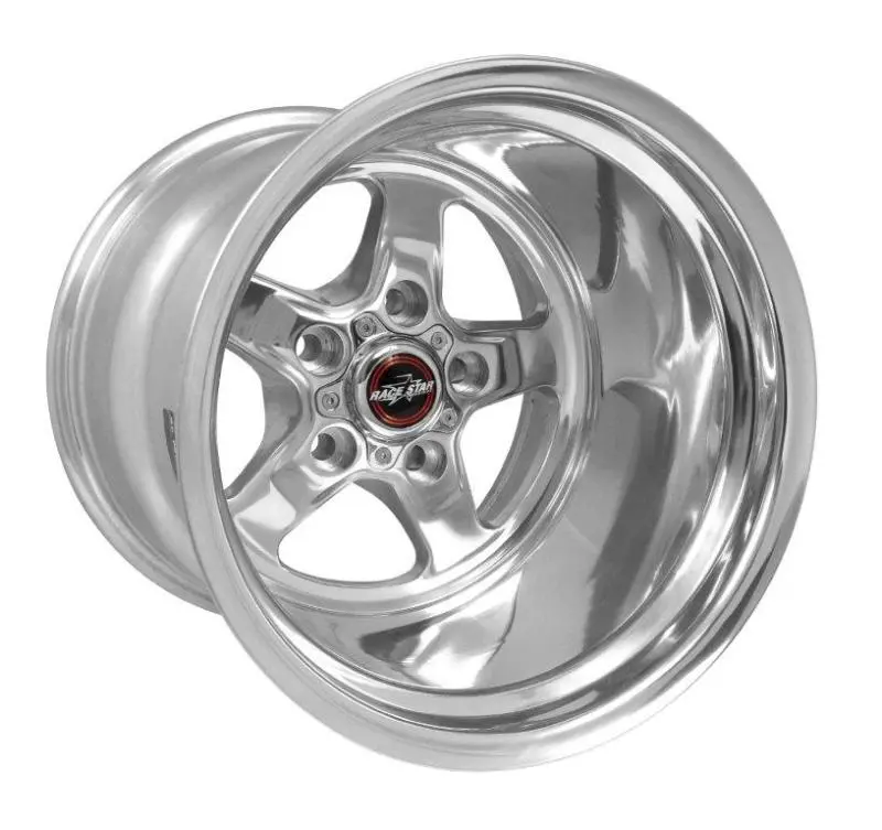 Race Star 92 Drag Star 15X14.00 5X4.75Bc 4.00Bs Direct Drill Polished Wheel 1