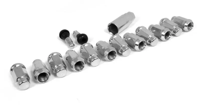 Race Star 14Mmx1.50 Closed End Acorn Deluxe Lug Kit (3/4 Hex) - 12 Pk 1