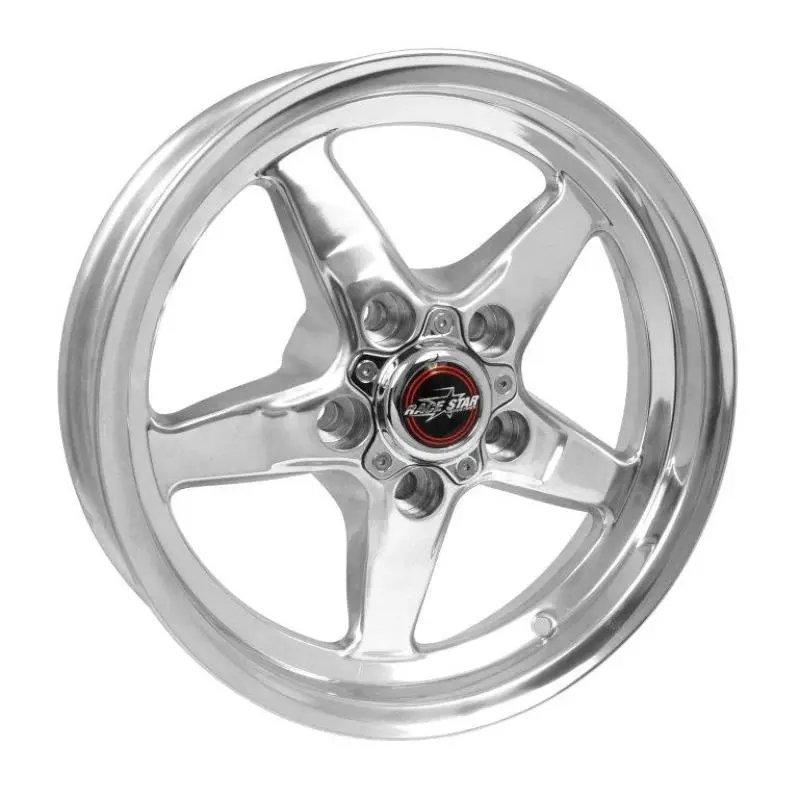 Race Star 92 Drag Star 15X3.75 5X4.50Bc 1.25Bs Direct Drill Polished Wheel 1