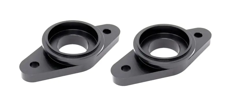 Torque Solution Billet Stock To Tial Blowoff Valve Adapter (Black): Nissan Gtr R35 All 1