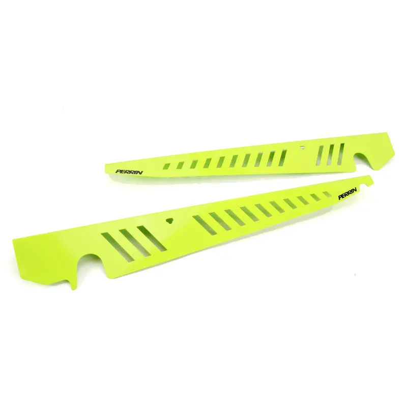 Perrin 2015+ Subaru Wrx/Sti Fender Shroud Set - Neon Yellow 1