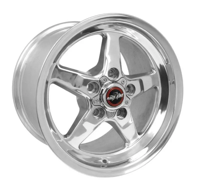 Race Star 92 Drag Star 15X10.00 5X4.75Bc 7.25Bs Direct Drill Polished Wheel 1