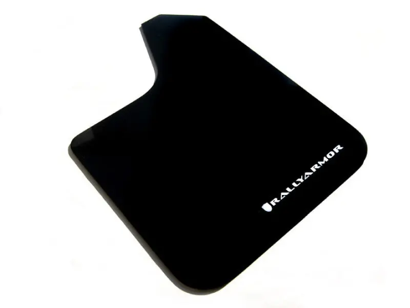 Rally Armor Universal Basic Mud Flap White Logo 1