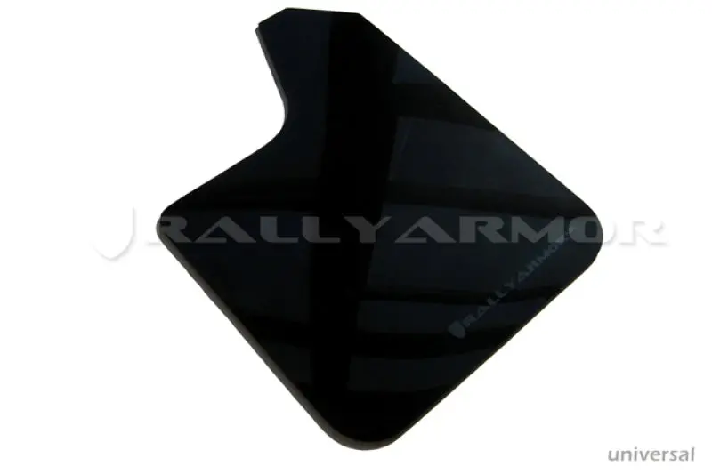 Rally Armor Universal Fit (No Hardware) Black Ur Mud Flap W/ Grey Logo 1