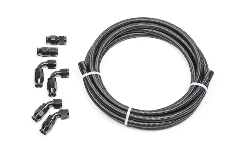 Radium Engineering 6An Universal Diy Ptfe Hose Kit - Black 1