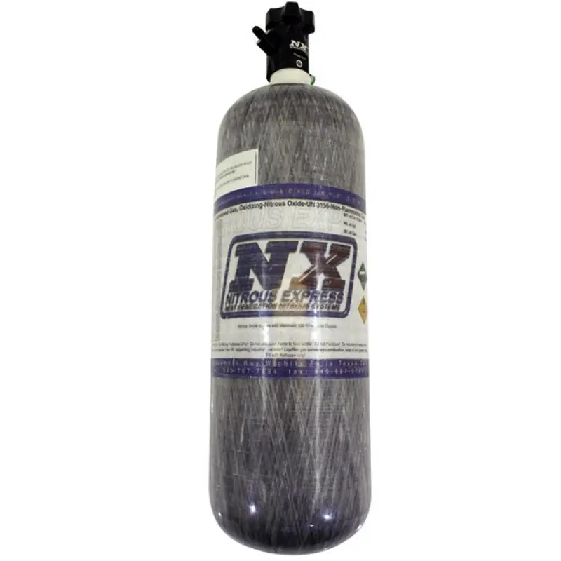 Nitrous Express Composite Bottle W/Lightning 500 Valve (6.79 Dia X 23.25 Tall) 1