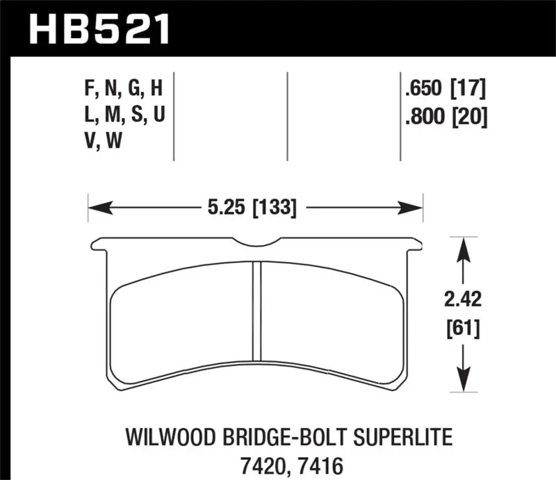 Hawk Hp+ Street Brake Pads 1