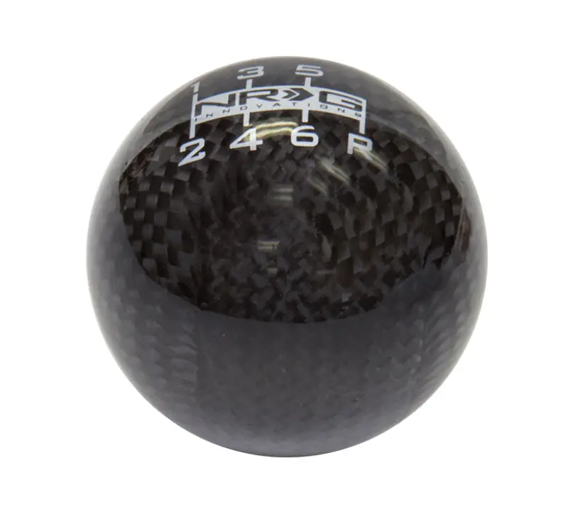 Nrg Ball Style Shift Knob - Heavy Weight 480G / 1.1Lbs. - Black Carbon Fiber (6 Speed) 1