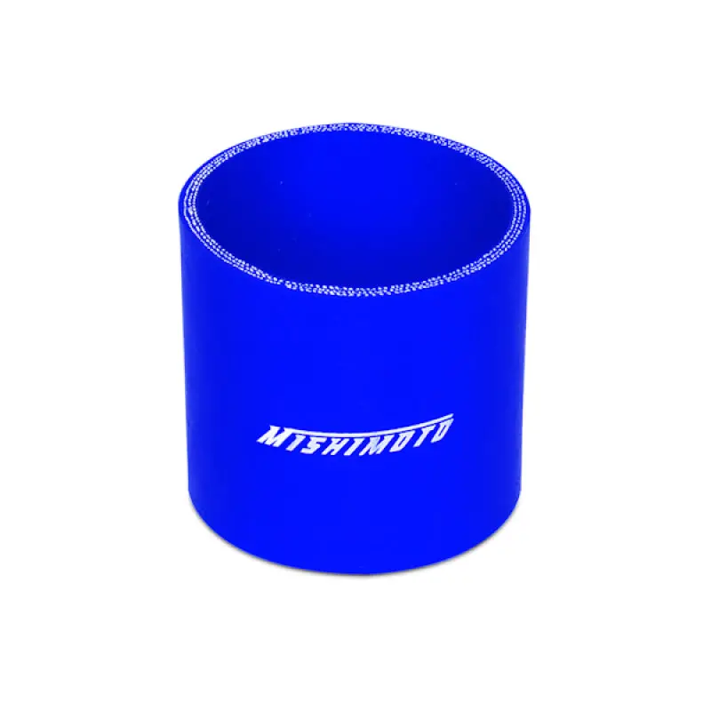 Mishimoto 2.5 Inch Blue Straight Coupler 1