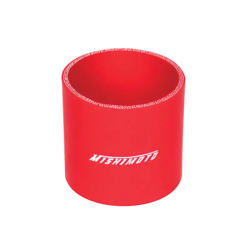Mishimoto 2.5 Inch Red Straight Coupler 1