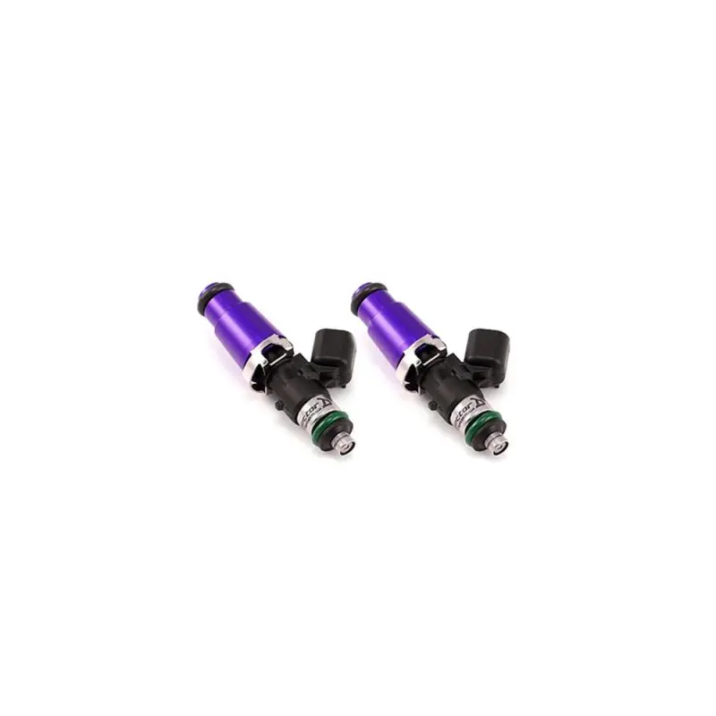 Injector Dynamics Id1050x Injectors - 60Mm Length - 14Mm Purple Top - 14Mm Lower O-Ring (Set Of 2) 1