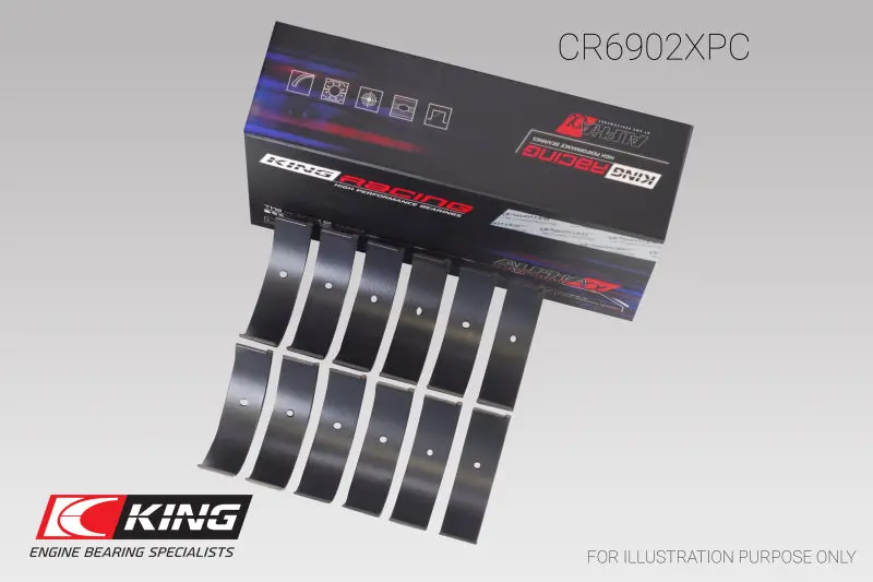 King Nissan Vq35hr/Vq37vhr/Vr30dtt (Size Std) Pmaxkote Rod Bearing Set 1