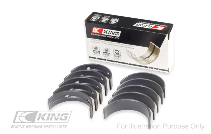 King Ford 302 Cid Coyote (Size Std) Performance Coated Main Bearing Set 1
