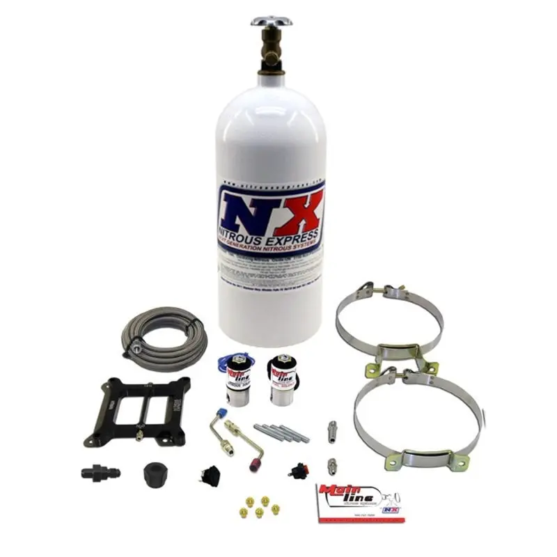Nitrous Express Mainline Carb Nitrous Kit W/10Lb Bottle 1