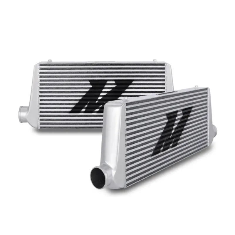 Mishimoto Universal Silver R Line Intercooler Overall Size: 31X12x4 Core Size: 24X12x4 Inlet / Outle 1