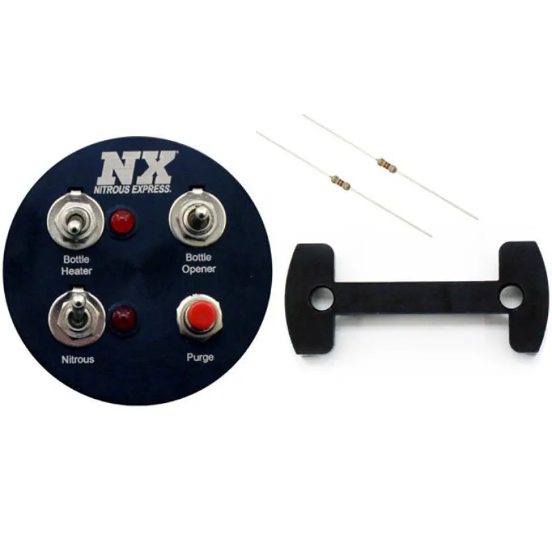 Nitrous Express Gauge Pod Switch Panel (For 2-1/16In Gauge Pods) 1