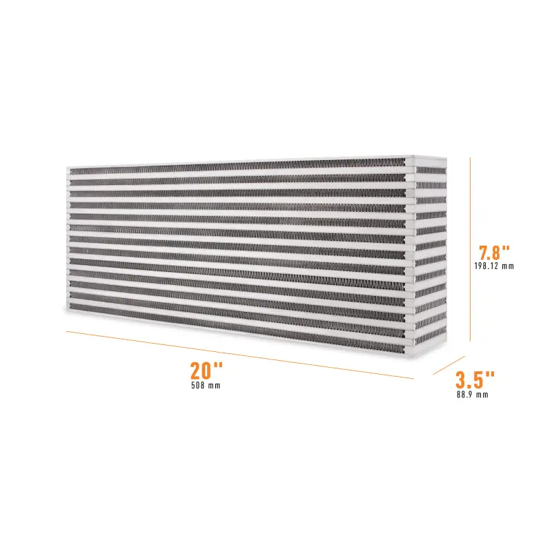 Mishimoto Universal Air-To-Air Intercooler Core - 20In / 7.8In / 3.5In 1