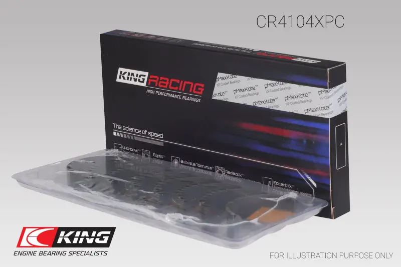 King Audi/Vw 83-03 1.6L/1.8L/2.0L Performance Coated Rod Bearing Set 1
