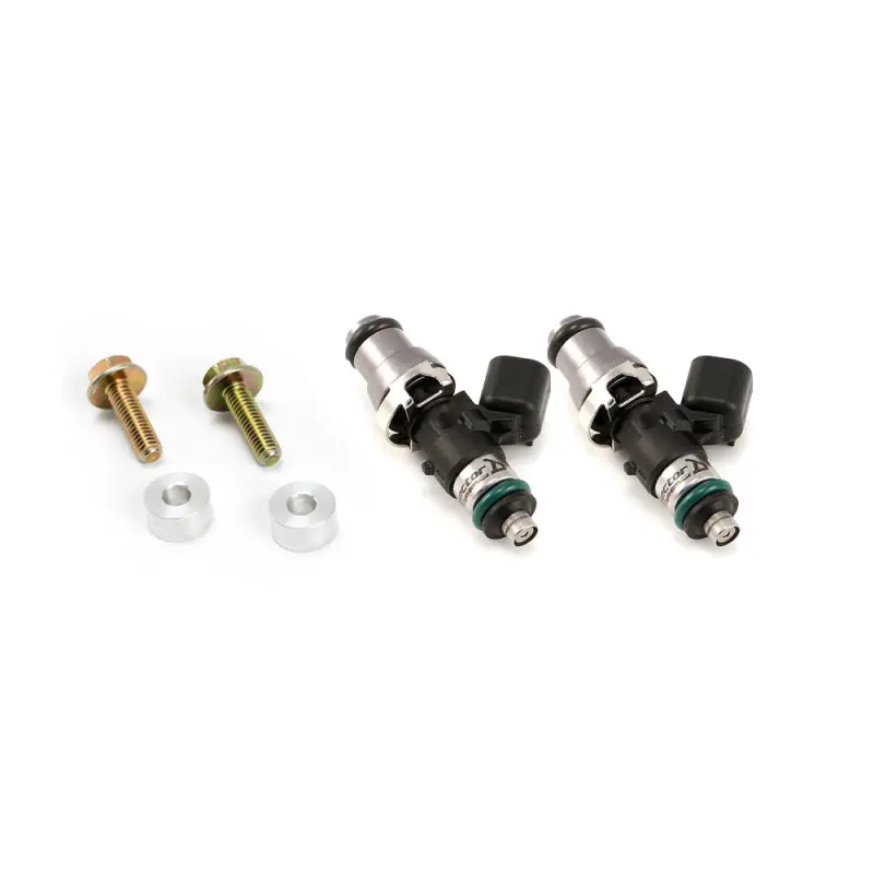 Injector Dynamics Id1050-Xds Fuel Injectors Polaris Rzr 14Mm Adapter Top W/ Connectors (Set Of 2) 1
