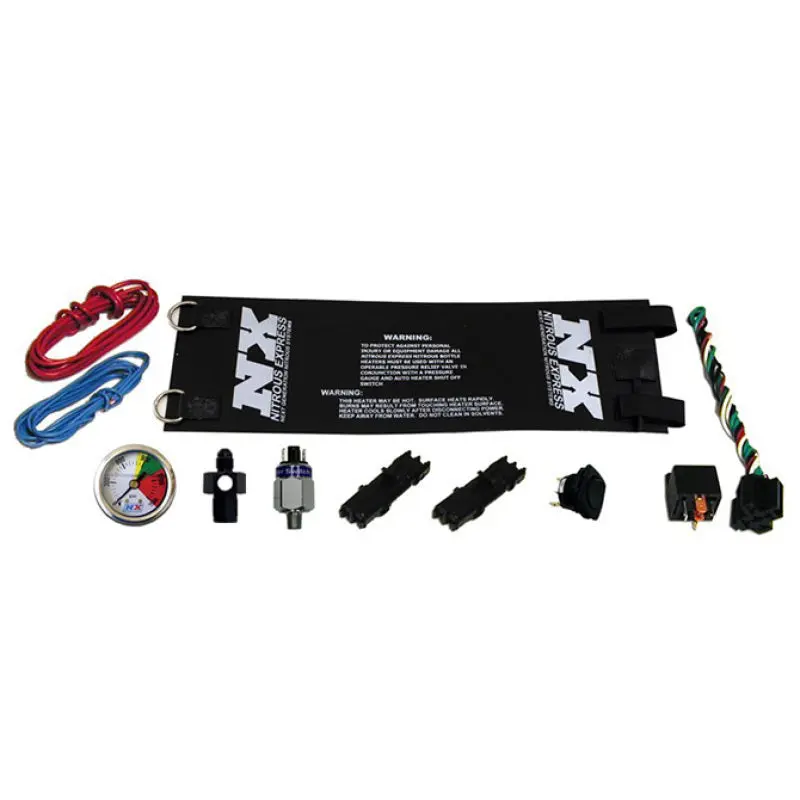 Nitrous Express Heavy Duty Fully Automatic Bottle Heater (6An) W/Gauge 1