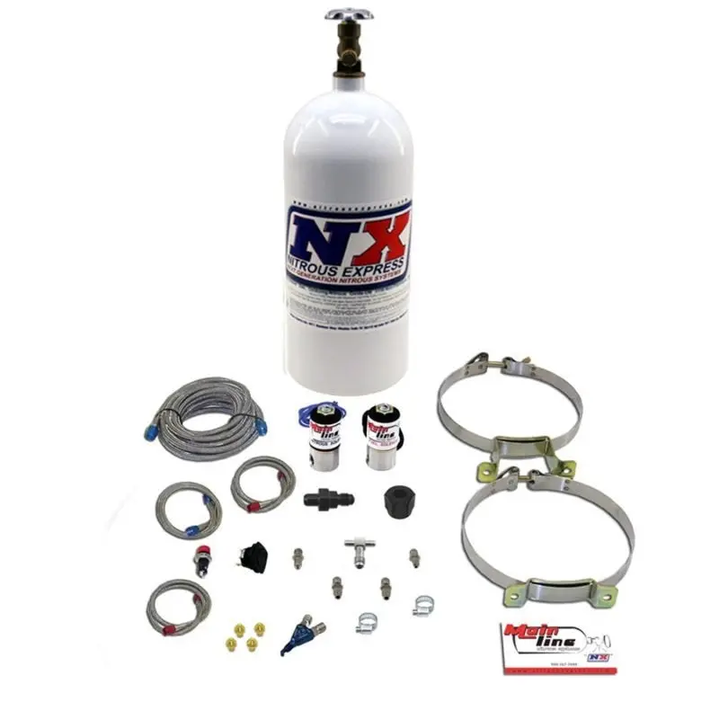 Nitrous Express Mainline Efi Single Nozzle Nitrous Kit W/10Lb Bottle 1
