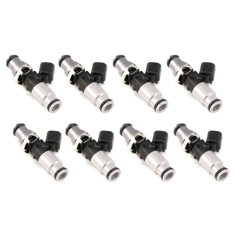Injector Dynamics 1340Cc Injector - 60Mm Length - 14Mm Grey Top - Blue Bottom Adaptor (Set Of 8) 1