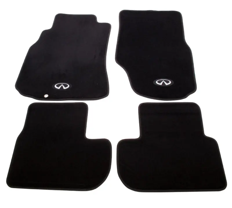 Nrg Floor Mats - 03-06 G35 (Infiniti Emblem Logo) - 4Pc. 1