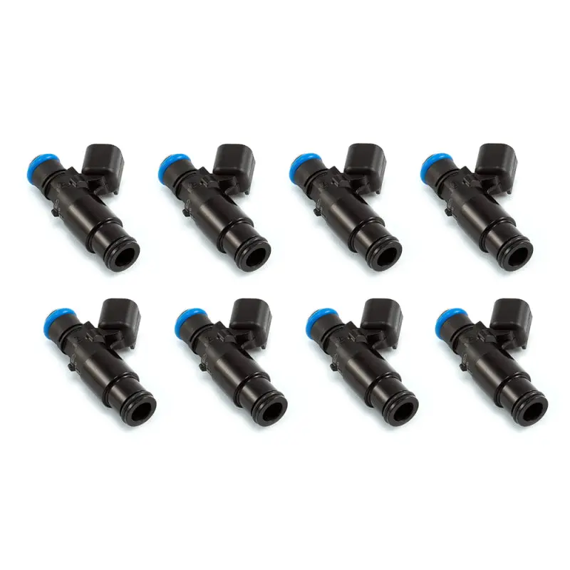 Injector Dynamics 1340Cc Injector - 48Mm Length - 14Mm Top - 14Mm Black Bottom Adaptor (Set Of 8) 1